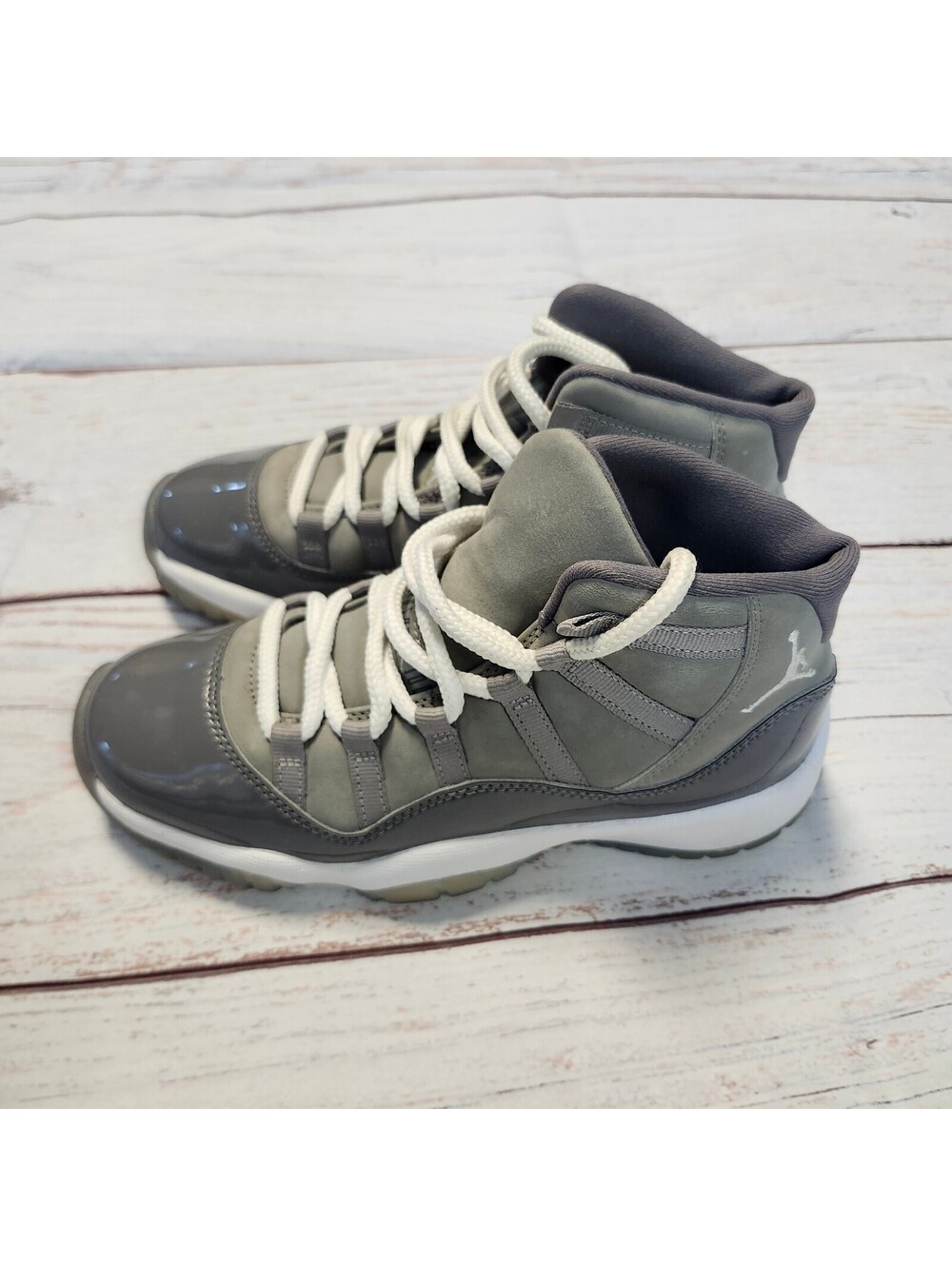 Air Jordan 11 Retro Cool Grey Men’s Sneakers Boys Size Big Boy 4.5Y - Picture 10 of 14